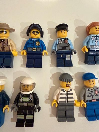 lego minifigures police rangers motorbike police