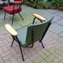 Vintage 70's Vinyl Covered TV Chairs Image 3