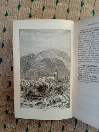 Vintage travel guide 1891. The tourists handbook to Switzerland by Robert Allbut
