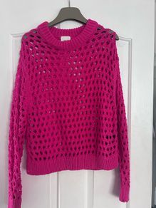 New no tags ladies  pink  jumper from h & M