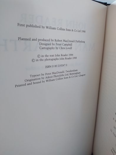 Man on Earth, I st edition 1988