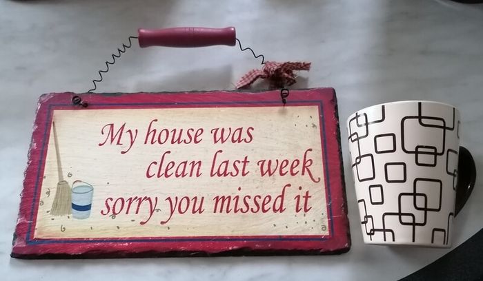 Hanging Home Decor Slate Sign Plaque