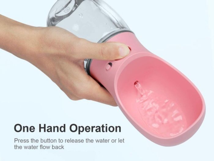 Portable Dog Water Bottle, 350/550ml Dog Walking Travel Bottle Puppy Water Leak Proof Drinking Dispenser Food Grade Dog Hot Water Drink Bottle (MULTIPLE SIZES/COLOURS)