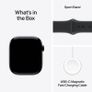 Apple Watch Series 11 GPS 46mm Smartwatch with Jet Black Aluminium Case with Black Sport Band 100% battery health Image 2
