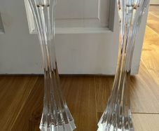 Tipperary crystal candle holders x 2