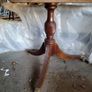 Vintage Dinning Table plus 2 carver Chairs Image 5