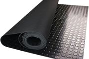 Garage Floor Matting, 1 X 5m Rubber Matting for Garage Floor, 3mm Thick Rubber Floor Matting Roll, Non Slip Waterproof Rubber Floor Mats for Garage, Van, Workbench, Workshop,