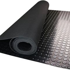 Garage Floor Matting, 1 X 5m Rubber Matting for Garage Floor, 3mm Thick Rubber Floor Matting Roll, Non Slip Waterproof Rubber Floor Mats for Garage, Van, Workbench, Workshop,