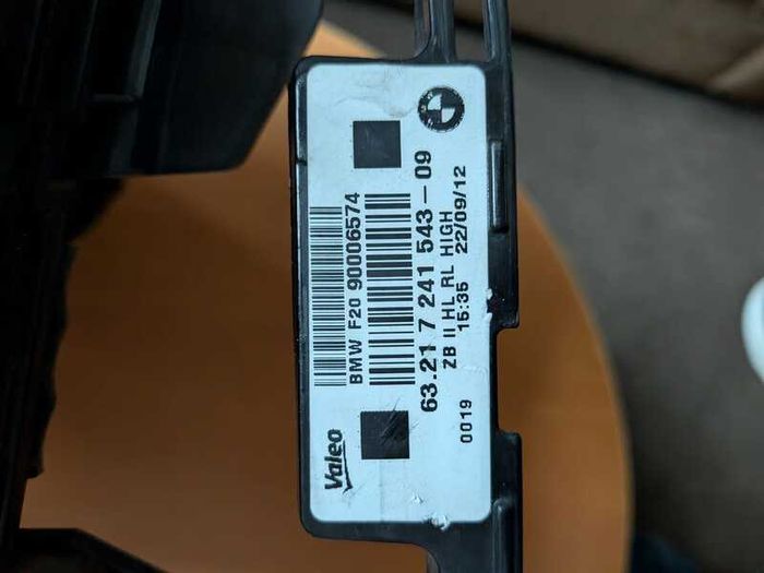 BMW 1 Series F20 Rear LED Tail Light  Left Side Genuine Valeo