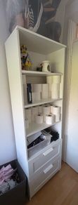 White Ikea Storage Shelves