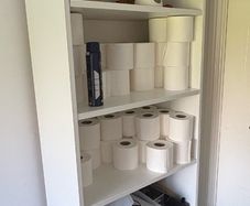 White Ikea Storage Shelves