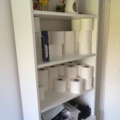White Ikea Storage Shelves