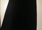 Karen Millen black flared midi skirt with leather insert size UK16 EUR44 Postage included