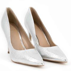 Guess Stiletto high heel shoes sparkly silver FL6BN2LEL08-SIL  New & boxed RRP 125 euro size UK 3.5 and UK 6