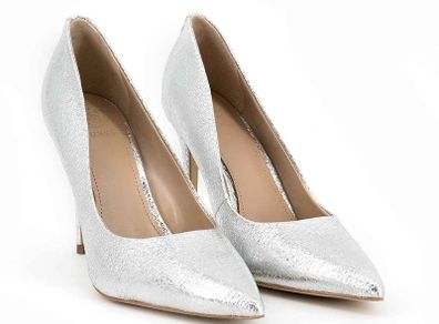 Guess Stiletto high heel shoes sparkly silver FL6BN2LEL08-SIL  New & boxed RRP 125 euro size UK 3.5 and UK 6