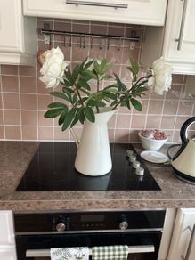 jug with flowers