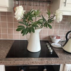 jug with flowers