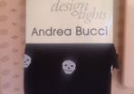 Andrea Bucci skulls black design tights size Large
