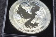 Niue 1 oz silver mythical PHOENIX 2025 proof-like 2 Dollar Coin