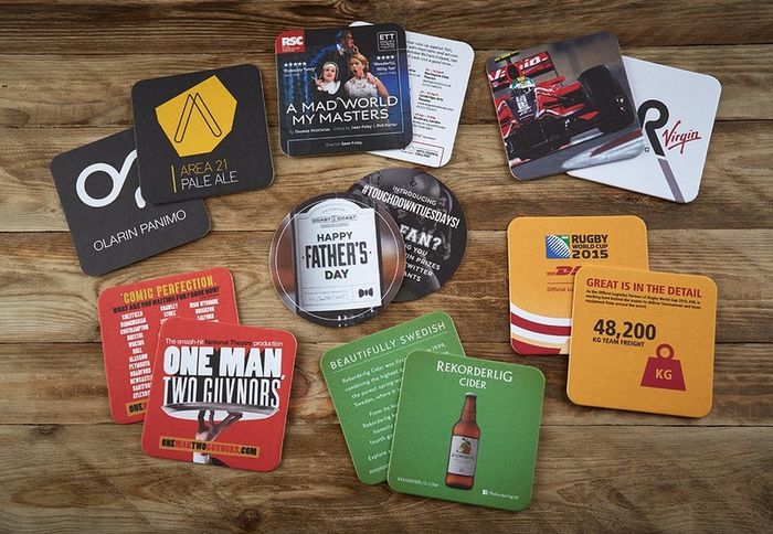 Personalised High Quality Printed Beer Mats