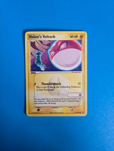 Holon's Voltorb (71/113) Pokemon card from EX Delta Species