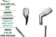 Taylormade Gapr Hi Hybrid / #5 25 Degree / Kbs Hybrid 70 Regular