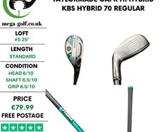 Taylormade Gapr Hi Hybrid / #5 25 Degree / Kbs Hybrid 70 Regular