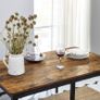 Dining Table Kitchen Table Set with 2 Benches - Free Delivery Nationwide Image 6