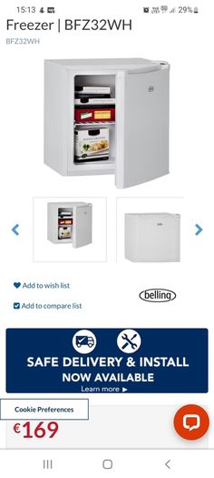counter top freezer
