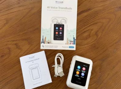 Wooask A8 AI Language Translator & Earbuds Powered by ChatGPT