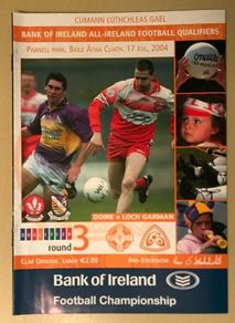 2004 Wexford v Derry - GAA Senior Football Championship Round 3 Qualifier Programme