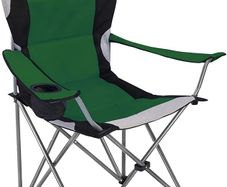 Camping Chair, Padded Camping Chairs for Adults with Armrests and Cup Holder, Heavy Duty Folding Chair Portable for Fishing Beach, Perfect for Caravan Trips, BBQs, Garden, Picnic, Travelling (FREE SHIPPING)