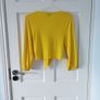 Yellow Crop Top from Topshop Size 8 Image 6