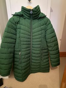 Michael Kors Green Puffer coat