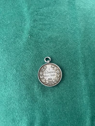 Antique 1903 Silver Golf Club Medal