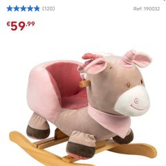 Wooden Baby Rocker Unicorn