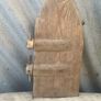 Vintage large solid wood handmade turned Image 2