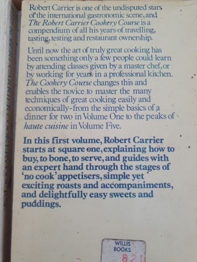 VIntage 1970's Cookery Course Books (4) by Robert Carrier