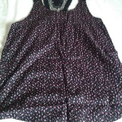 H&M Cotton and Lace Sleeveless Top for Sale