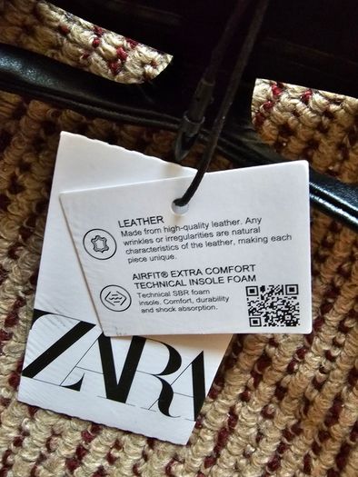 Brand New Leather Zara Sandals
