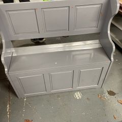 Bench with opening