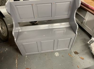 Bench with opening