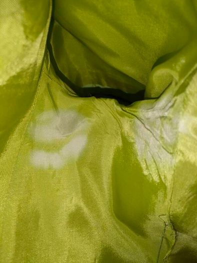 French lime green blazer  with white bow size M/L Postage included
