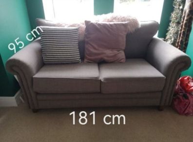 Grey 2 seater couch
