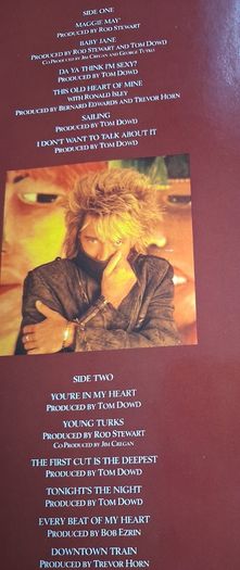 Rod Stewart - The Best of - 1989 vinyl LP