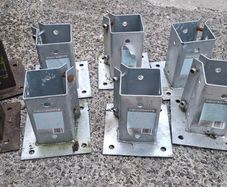 Fence post brackets