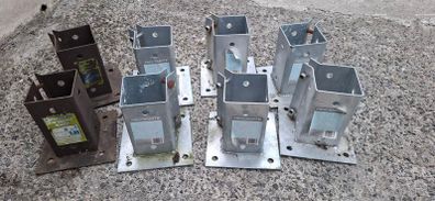 Fence post brackets