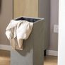 Laundry Cabinet Linen Cupboard With Fold-Out Laundry Bag Image 4