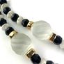Art Deco Style Glass Beaded Necklace Image 5