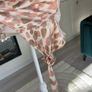 Ladies Pink and Brown Leopard-print Short-sleeve Blouse from Dunnes Stores Image 6